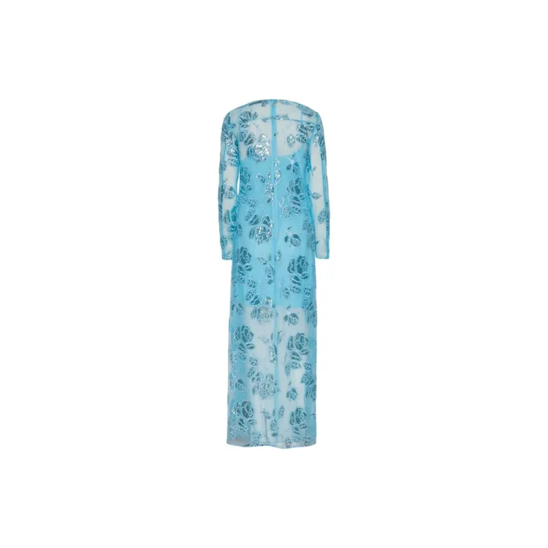 Rotate Floral embroidery Maxi Dress-1