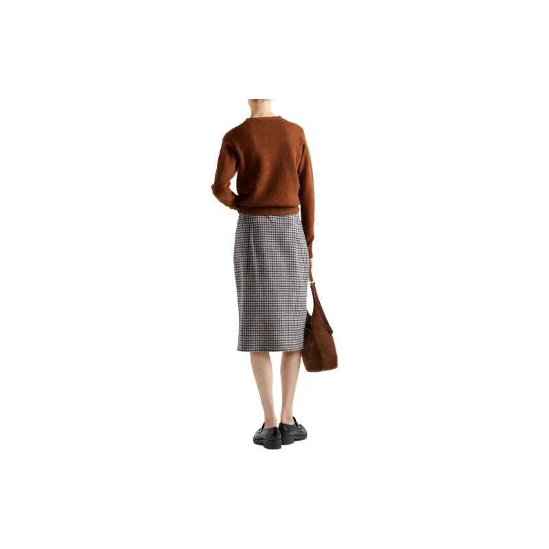 PRADA Wool Midi Skirt-2