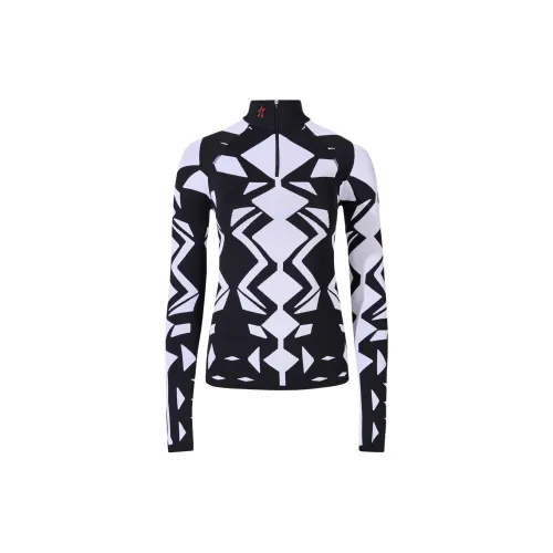 Perfect Moment Ski Tops Women's Black/White