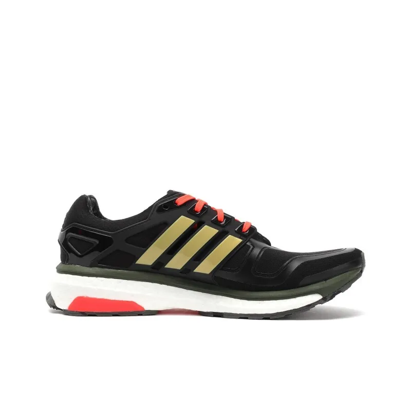 Adidas Energy Boost Anti-Slip Wear-Resistant Low-Top Casual Running Shoes Men's Black-1