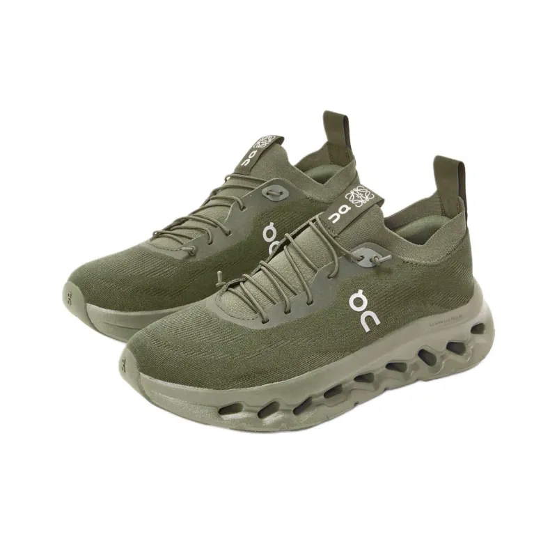 On x LOEWE CLOUDTILT Low Top Casual Shoes Women's Army Green-2