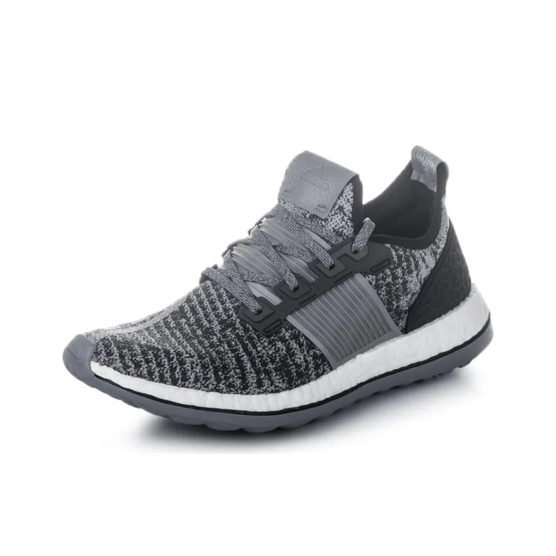 Adidas PureBoost ZG Anti Slip Wear Resistant Low Top Casual Running Shoes Men's Black Gray-2