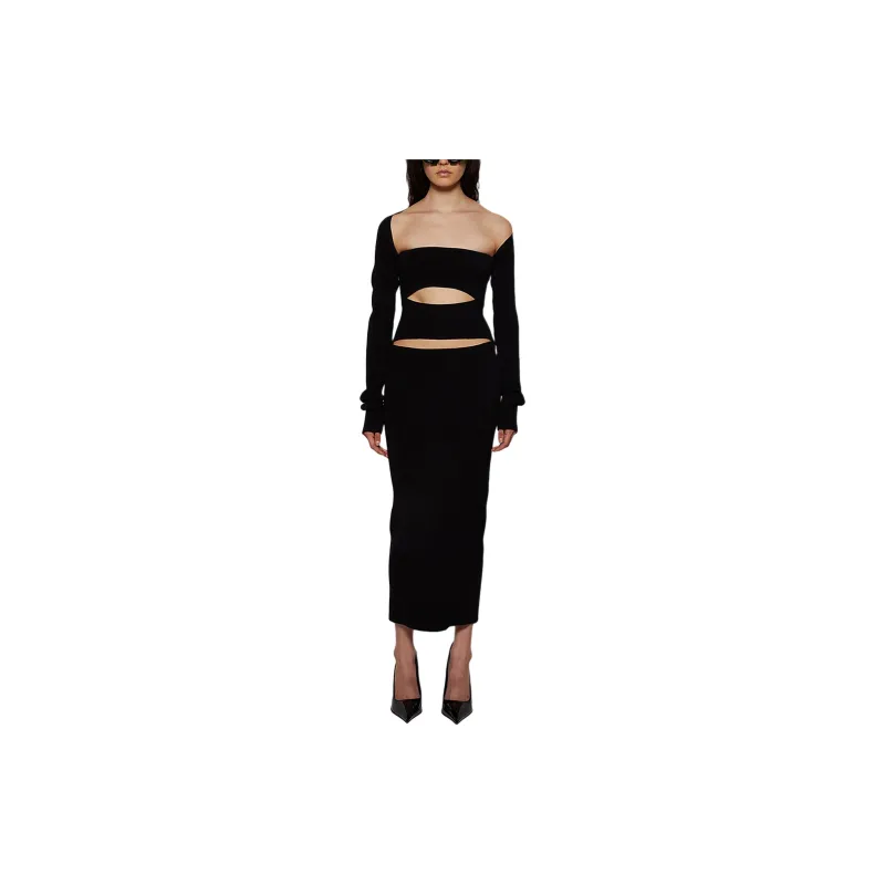 Christopher Esber Cut out Knitted Dress-1
