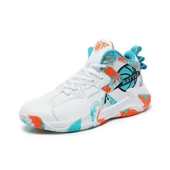 TONYBEAR Abrasion Resistant Mid Top Basketball Shoes Men's