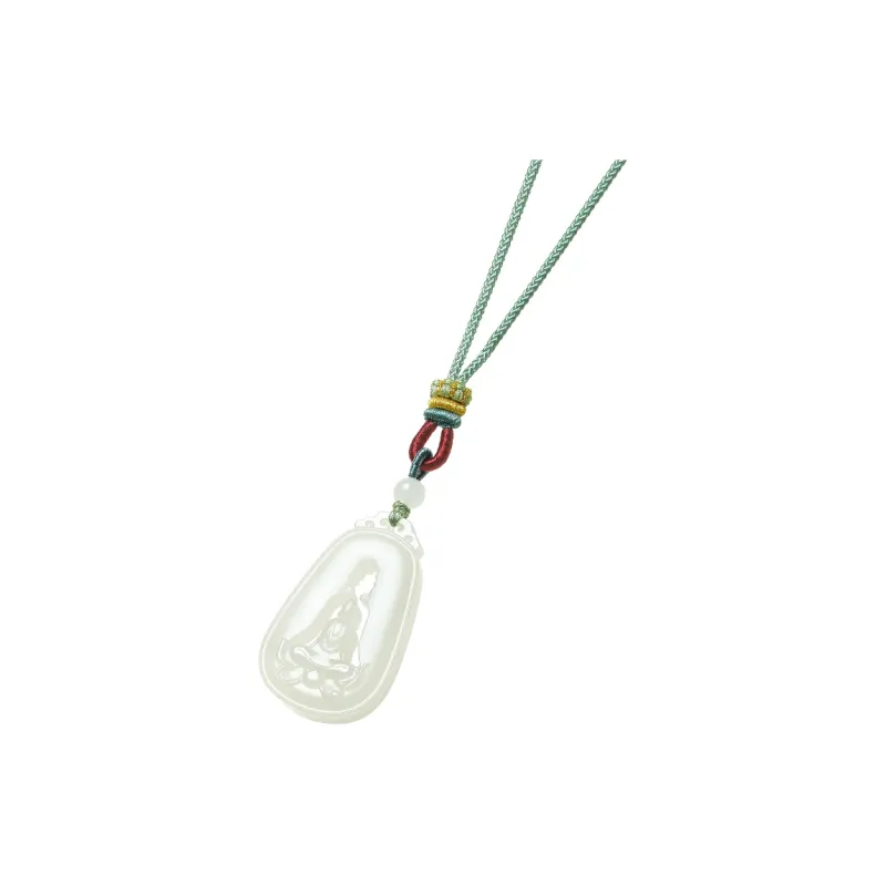 ZHOU LIU FU Pendants White Jade Unisex-1