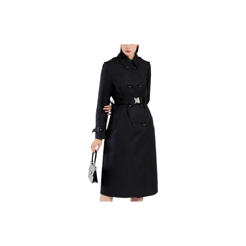 BESIONIA FW22 Trench Coat Women's Black-4