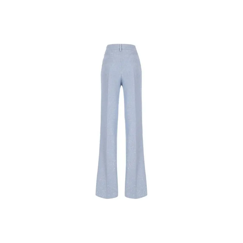 Alessandra Rich Sequinned Tailored Trousers-1