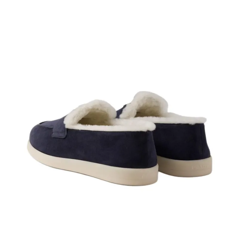 PRADA Loafers Men Blue-3
