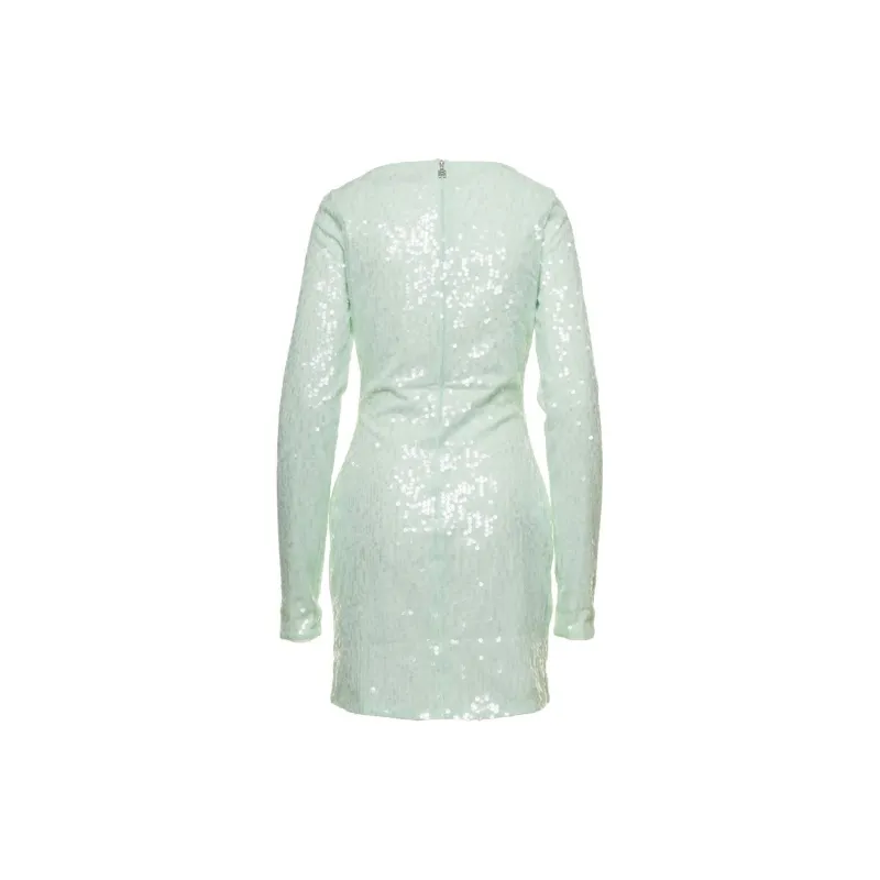 Rotate Sequins Long Sleeved Mini Dress-1