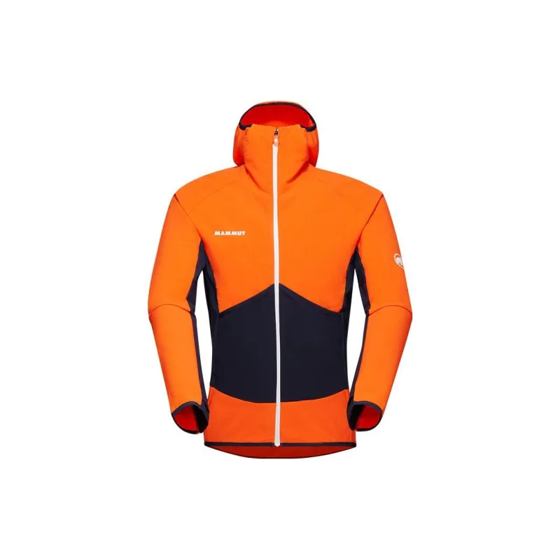 MAMMUT Jackets Coats Unisex Orange Night Black Comes With Necklace-1