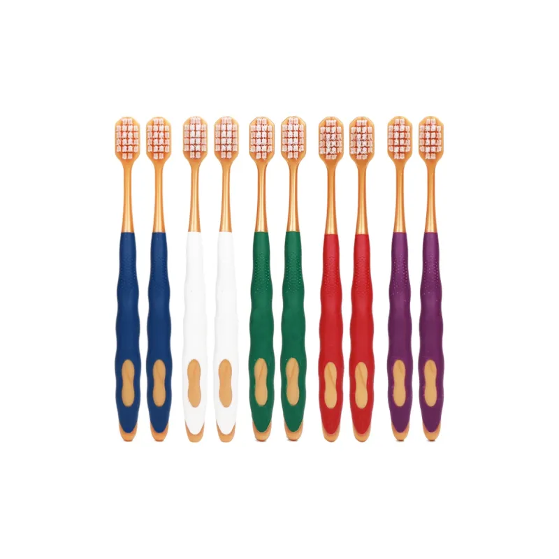 DOLEK Wide Head Soft Bristles Dense Gum Protection Cleaning Sam Same Style Adults Men Women's Manual Toothbrushes-3
