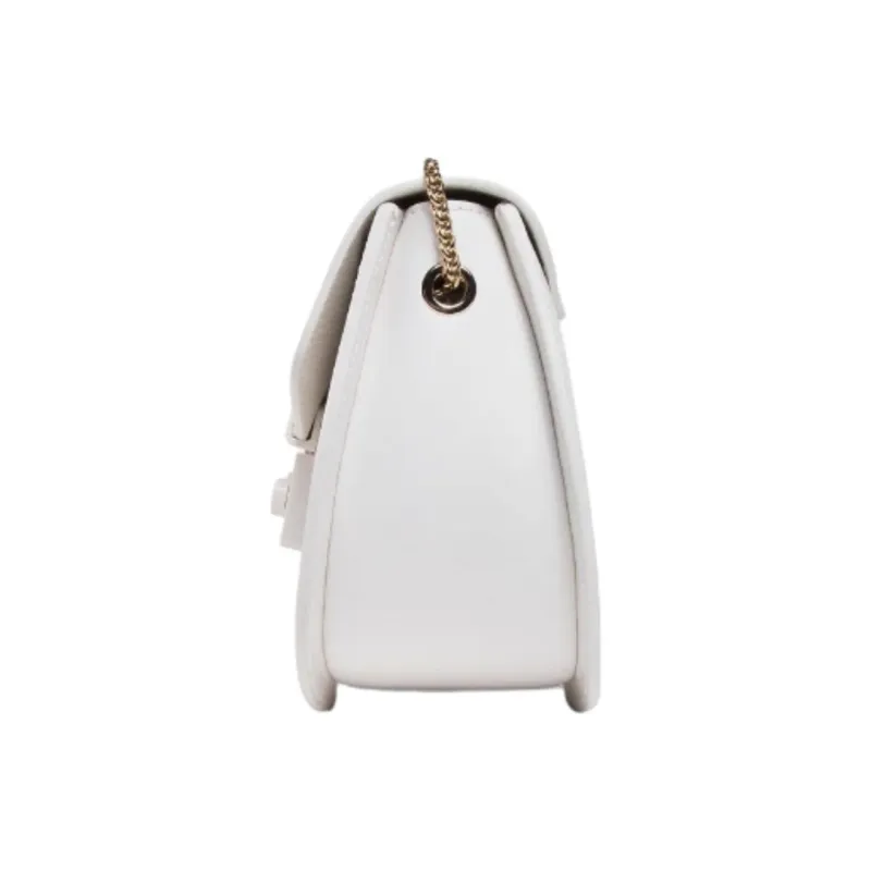 Furla Metropolis Collection Cow Leather Shoulder Bag, Crossbody Bag Mini Women's Pure White-3