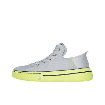 Snoop Dogg x Skechers Slip Ins Anti-Slip Wear-Resistant Low-Top Canvas Shoes Men's Gray