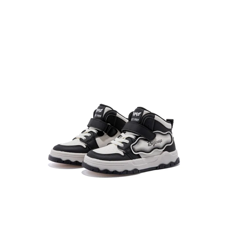 BIG WASP Slip Resistant Anti Kick Cushioning Wear Resistant Mid Top Kids' Skateboarding Shoes Kids'-7