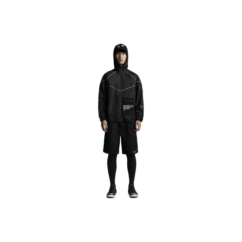 Fragment Design X MONCLER GENIUS MONCLER GENIUS X Fujiwara Hiroshi FRGMT Jackets Men Black-2