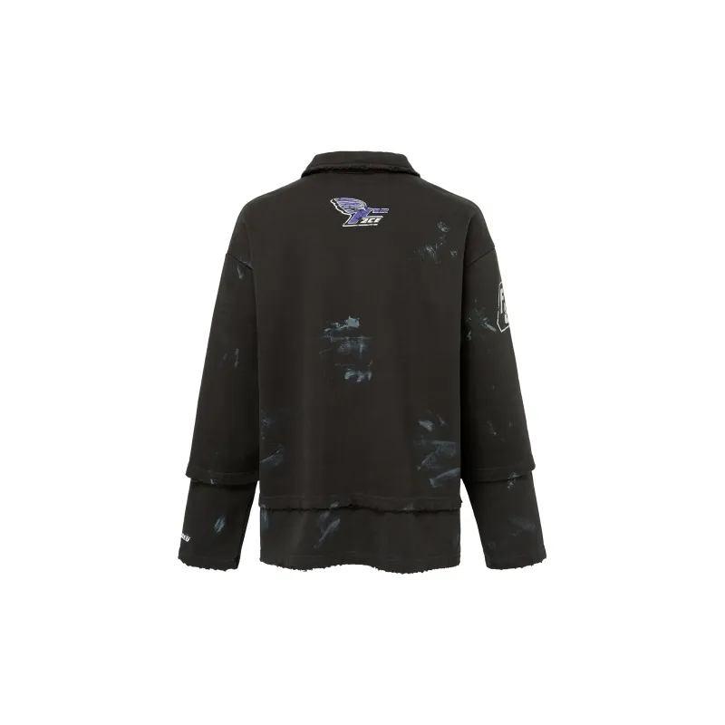 FIRE 2 COLD EGO Sweatshirt Unisex Faded Black-1