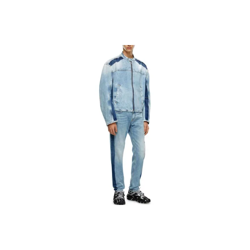 DIESEL Regular Fit Trucker Zipped Jacket-2
