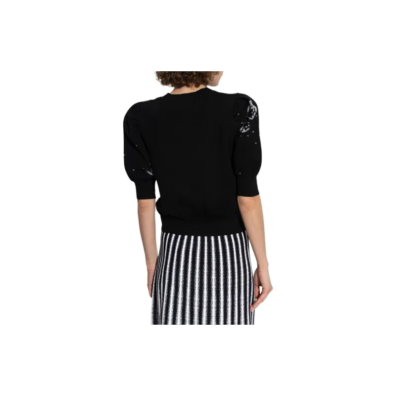 DVF Diane Von Furstenberg Puff Sleeved Jumper-2