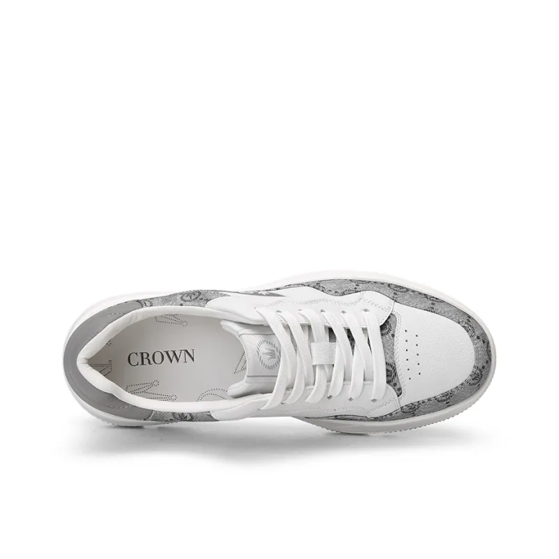 CROWN Slip-Resistant Low-Top Skateboard Shoes Unisex-2