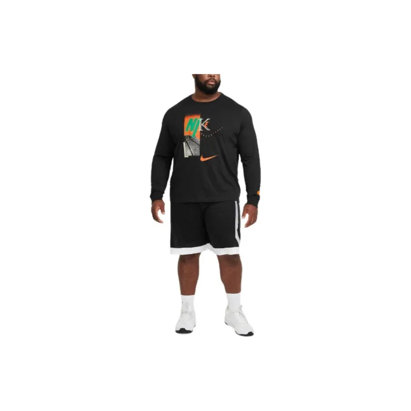 Nike Men's Long Sleeve Basketball T Shirt-2