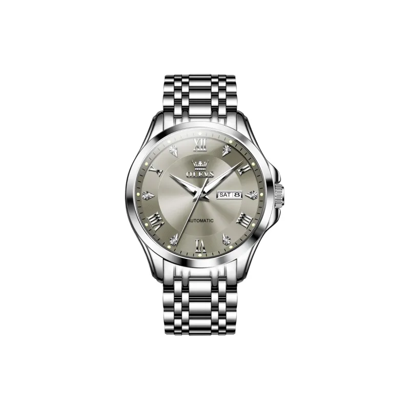 OLEVS Radiant Collection Mechanical Movement Watch Men's Watches White Dial-5