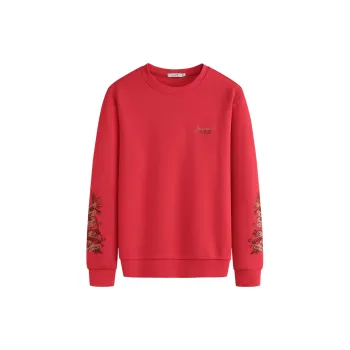 Dance With Wolves Sweatshirt Men's Red
