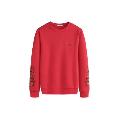 Dance With Wolves Sweatshirt Men's Red