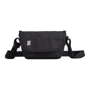 Timbuk2 Canvas Messenger Bag, Shoulder Bag, Crossbody Bag Mini Unisex Sonic Black