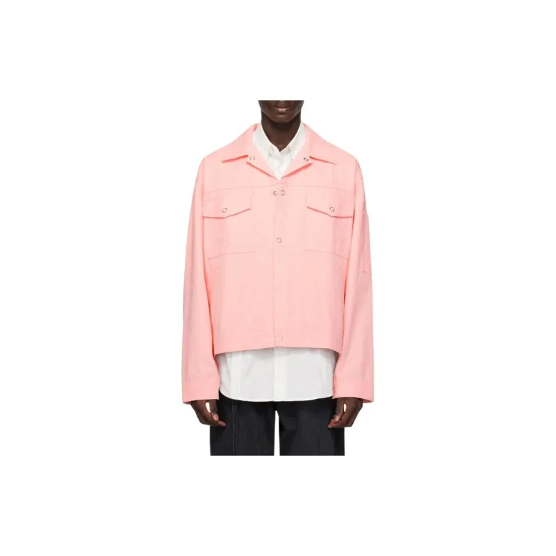 Acne Studios Twill Jacket Jackets & Coats Men's Pink-4