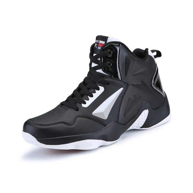 AMICNIEGD Grip Anti-Slip And Wear-Resistant High-Top Basketball Shoes Men's-4