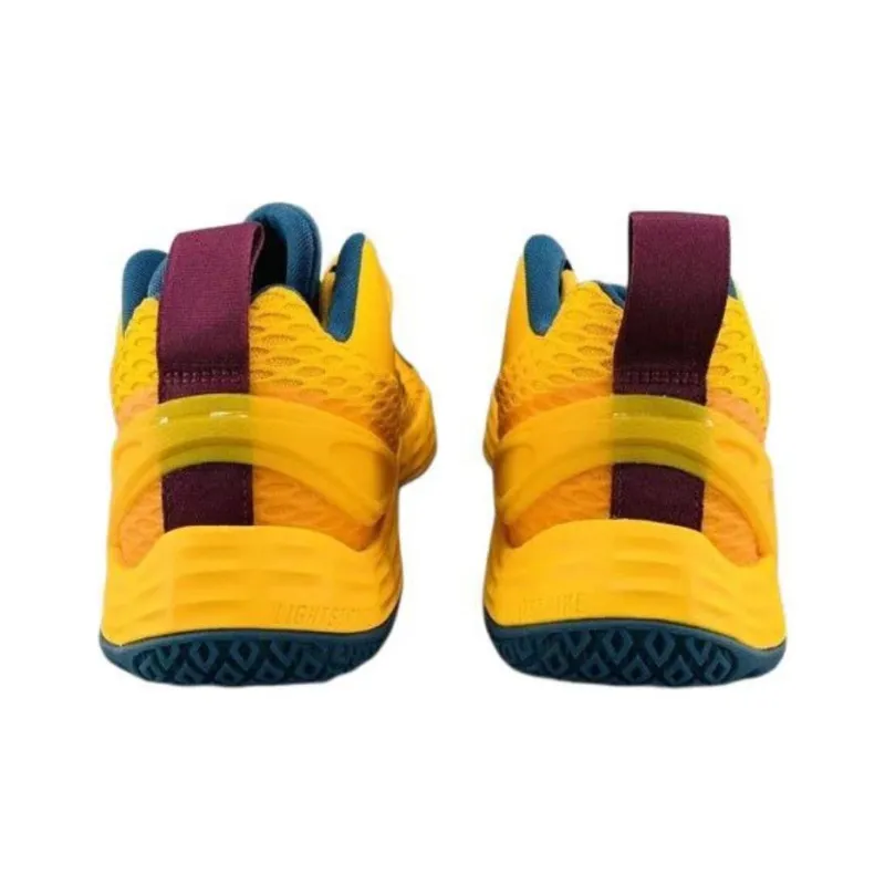 Adidas Exhibit A Anti Slip Wear Resistant Low Top Basketball Shoes Men's Yellow-2