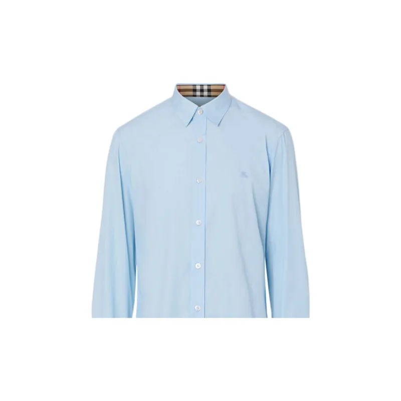 Burberry Shirt Men's Light Blue-5
