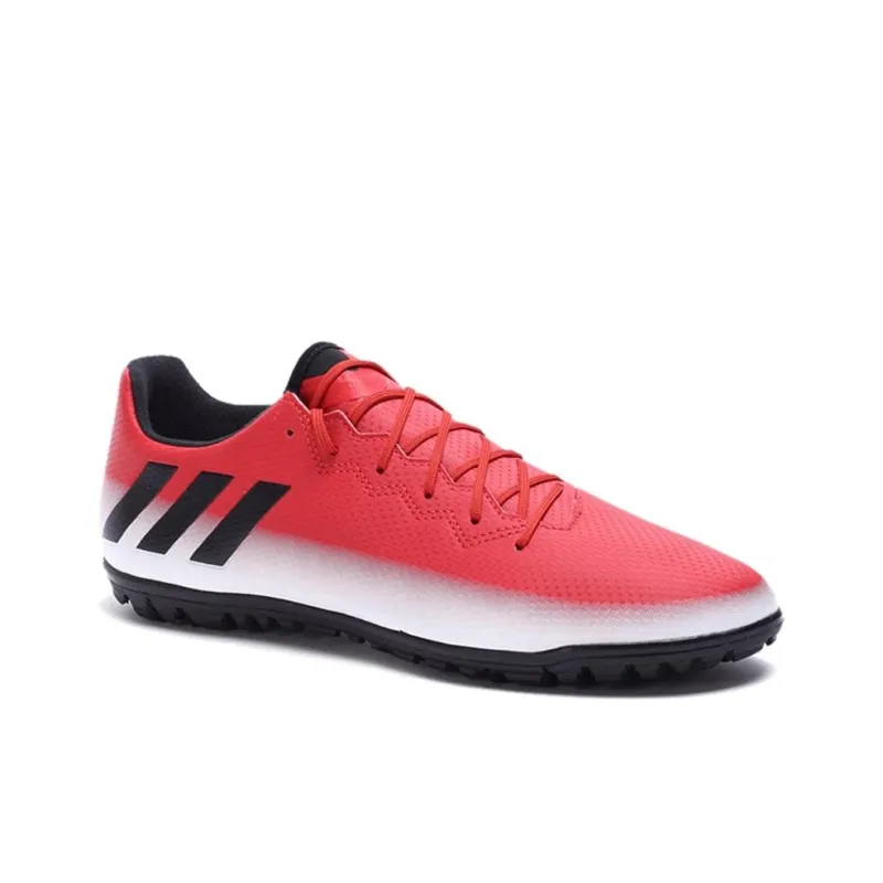 Adidas Messi 16.3 Cushioning Wear-Resistant Soccer Shoes Men's Red-1