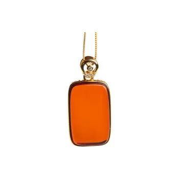 POSILAN Amber Beeswax Necklaces Women's