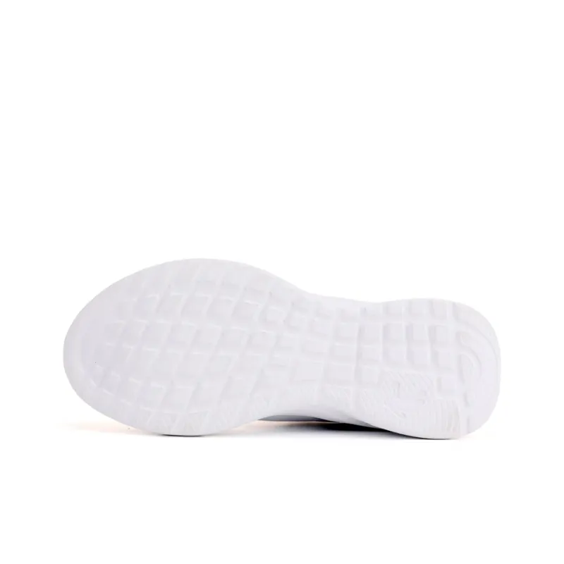 QIAODAN Cushioning Anti Slip And Wear Resistant Low Top Running Shoes Women's White Purple-5
