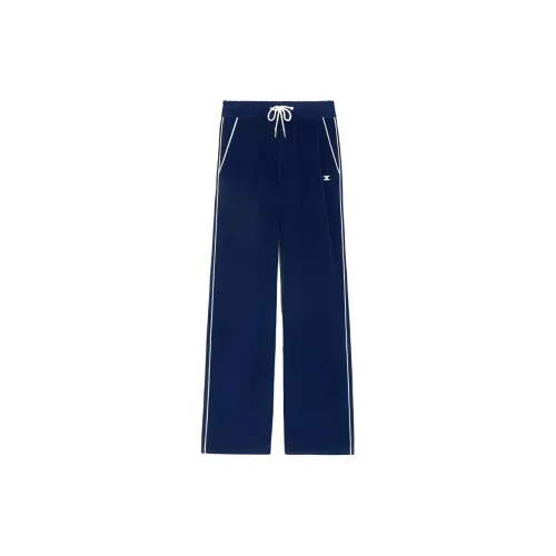 CELINE Knitted Sweatpants Women's Navy