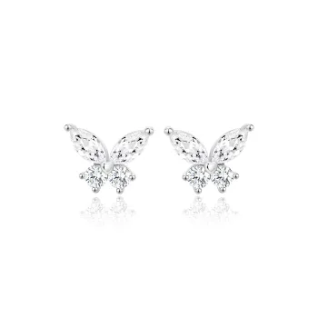 ZSY S925 Stud Earrings Women's Box, Girlfriend