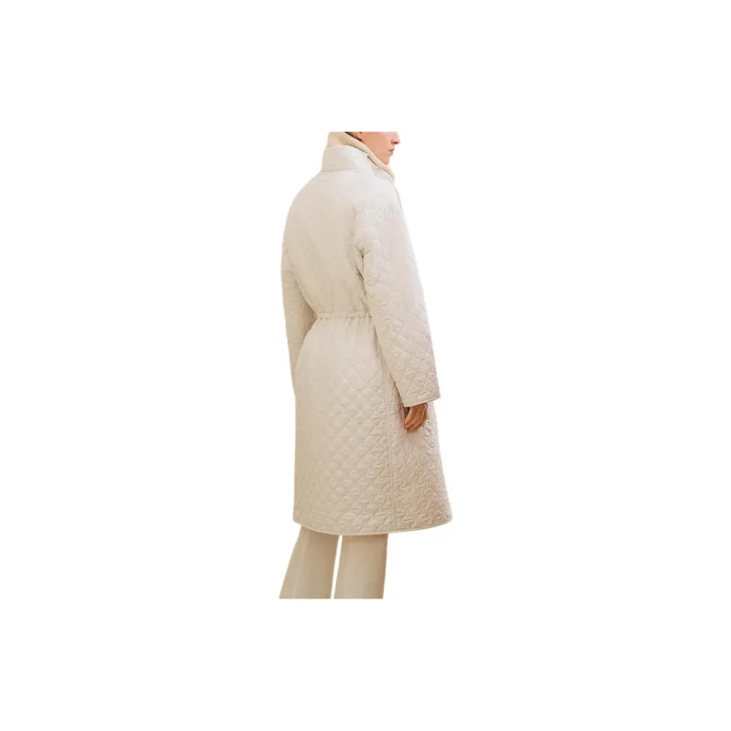 HERMES Puffer Jacket Women's Pearl White-1