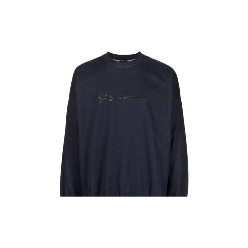 GIORGIO ARMANI SS23 Sweatshirt Men's Blue-4