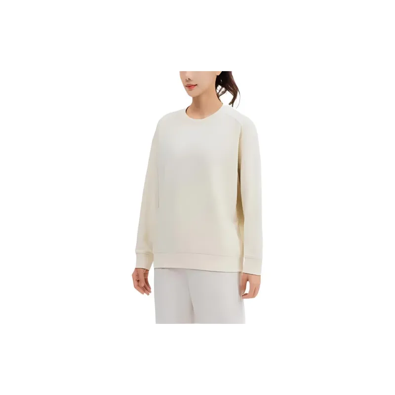 DECATHLON Sweatshirt Women's Light Yellow-2