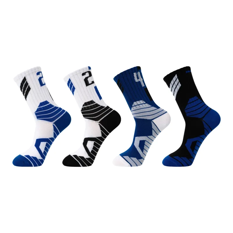 MIIOW Mid Calf Socks Men's 4 Pack-4