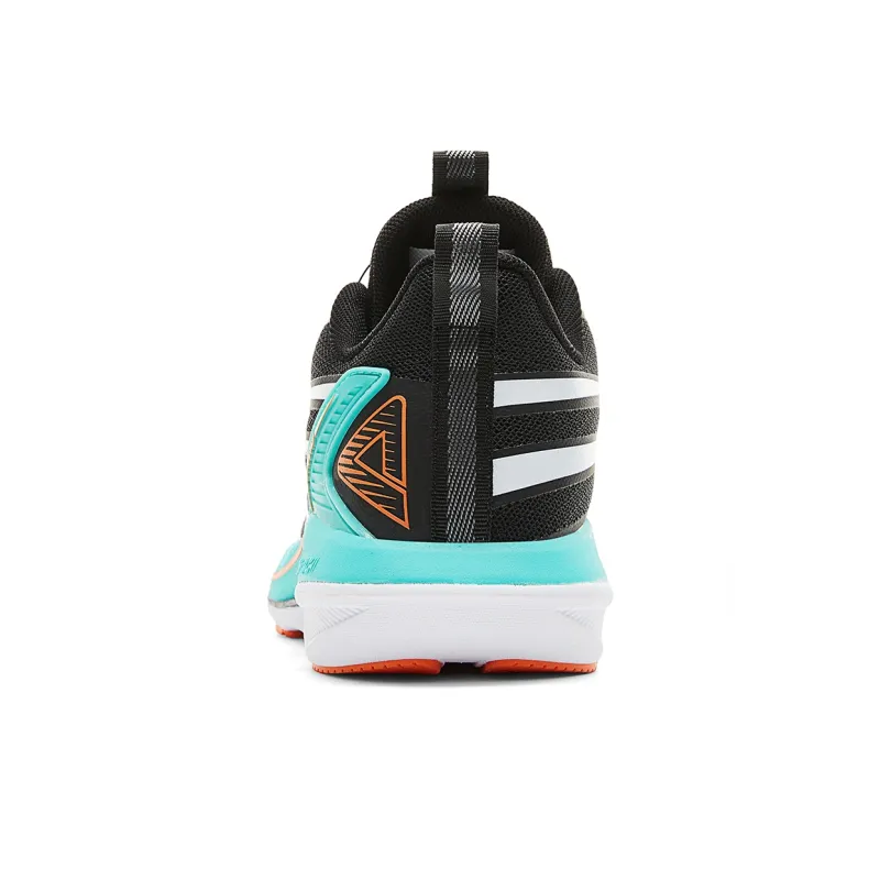 PEAK Anti-Slip Wear-Resistant Lightweight Cushioning Breathable Kids' Running Shoes Black Light Green Kids'-4