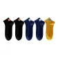 2 Black+2 Navy Blue+1 Ginger Yellow