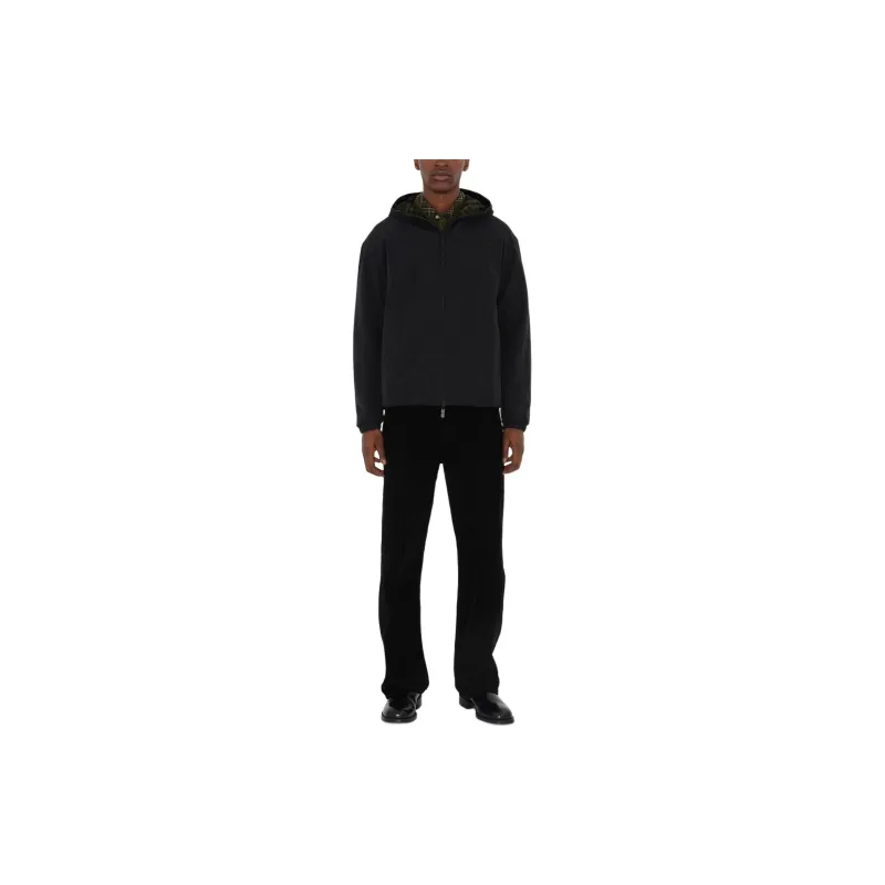 Burberry Checked Hooded Reversible Jacket-2
