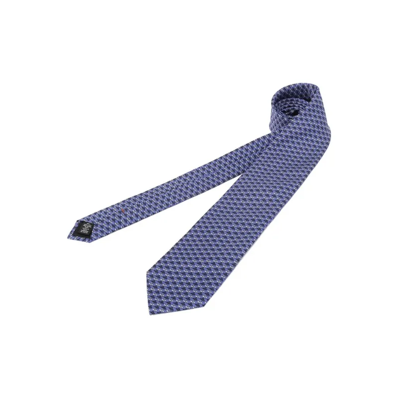 Ermenegildo Zegna Pattern Jacquard Pointed Tip Tie-1