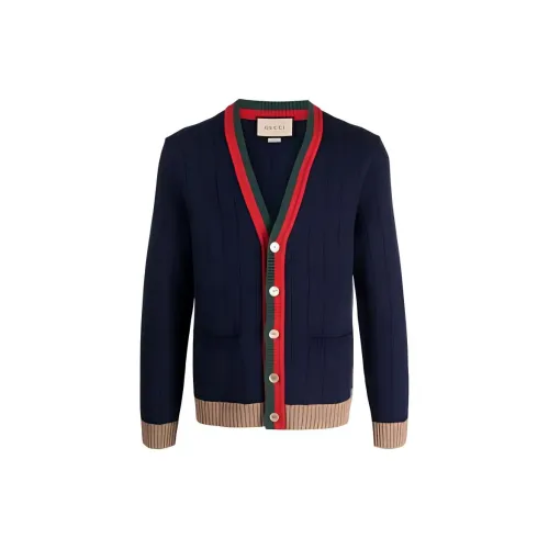 GUCCI Sweaters Men Dark Blue