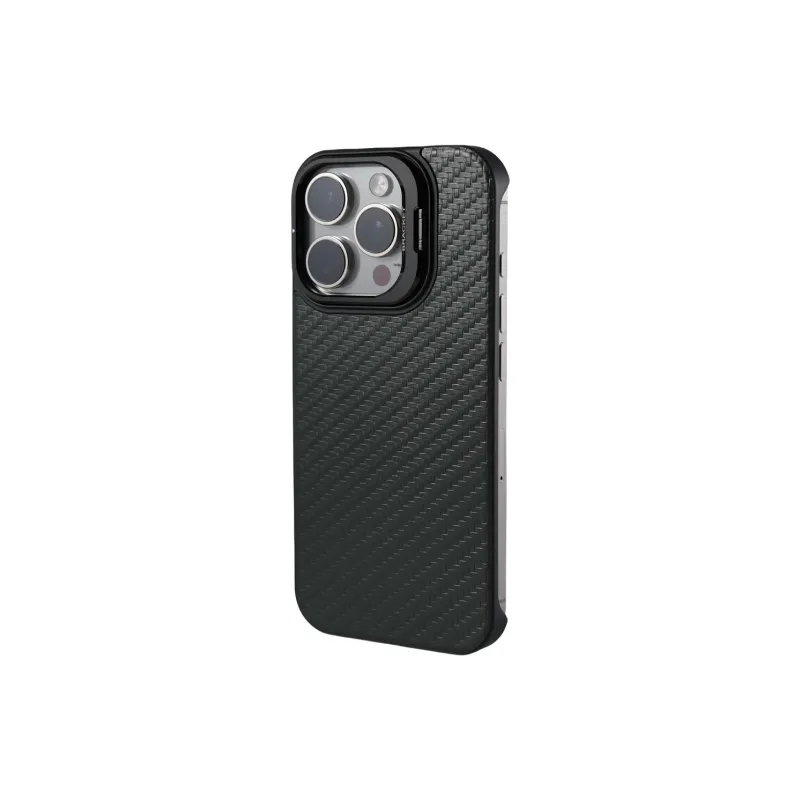 DEPA Genuine Leather Material Frameless Stand Magnetic Phone Cases Applicable To Apple-16