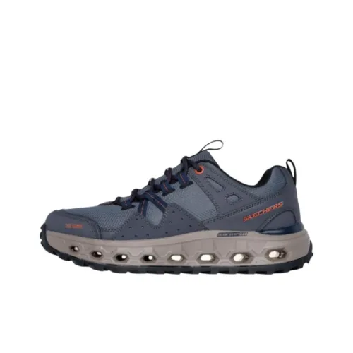 Skechers Skechers Glide-step Sport Anti-Slip Wear-Resistant Low-Top Outdoor Peep-Toe shoes Men's Gray
