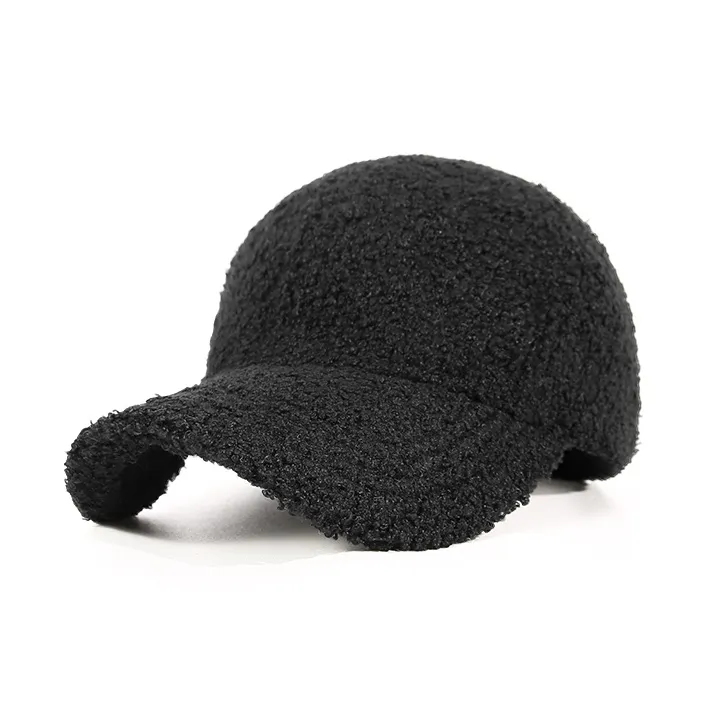 CACUSS Junior Teddy Fleece Polyester Baseball Caps Unisex-3