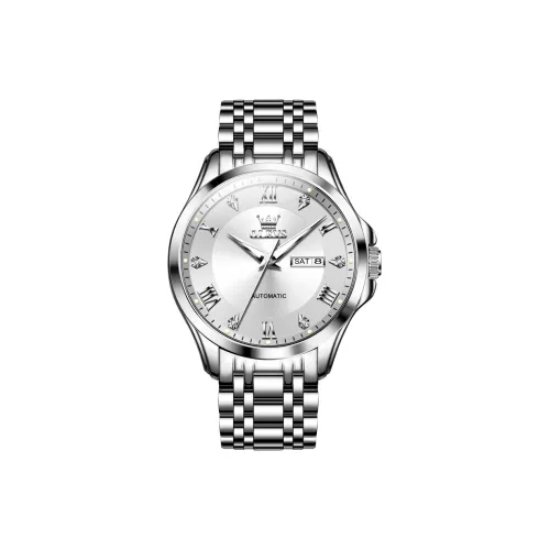 OLEVS Radiant Collection Mechanical Movement Watch Men's Watches White Dial